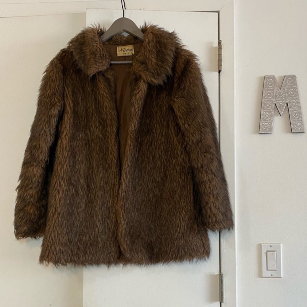 Vintage Brown Fur Coat